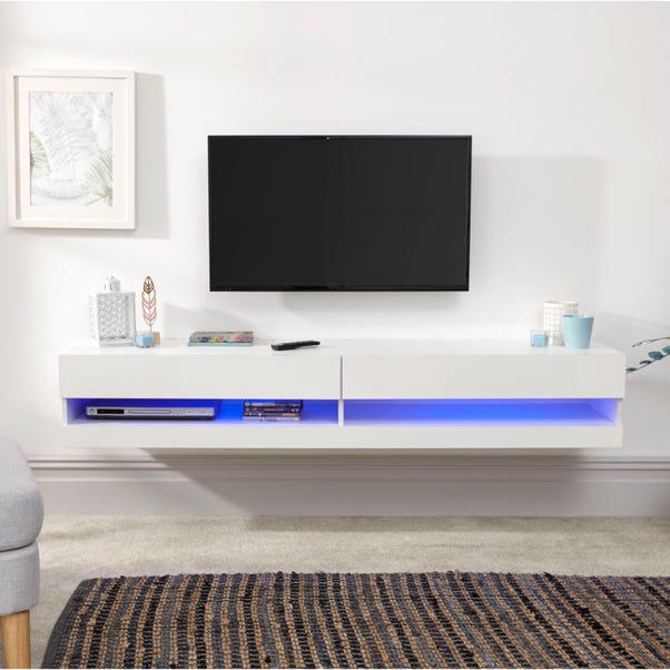 Galicia LED Wide Wall TV Unit for TVs up to 67" image 1 of 4