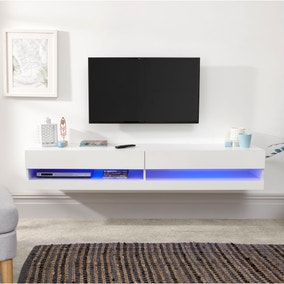 Galicia LED Wide Wall TV Unit for TVs up to 67"