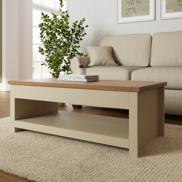 Lancaster Lift Up Coffee Table Dunelm