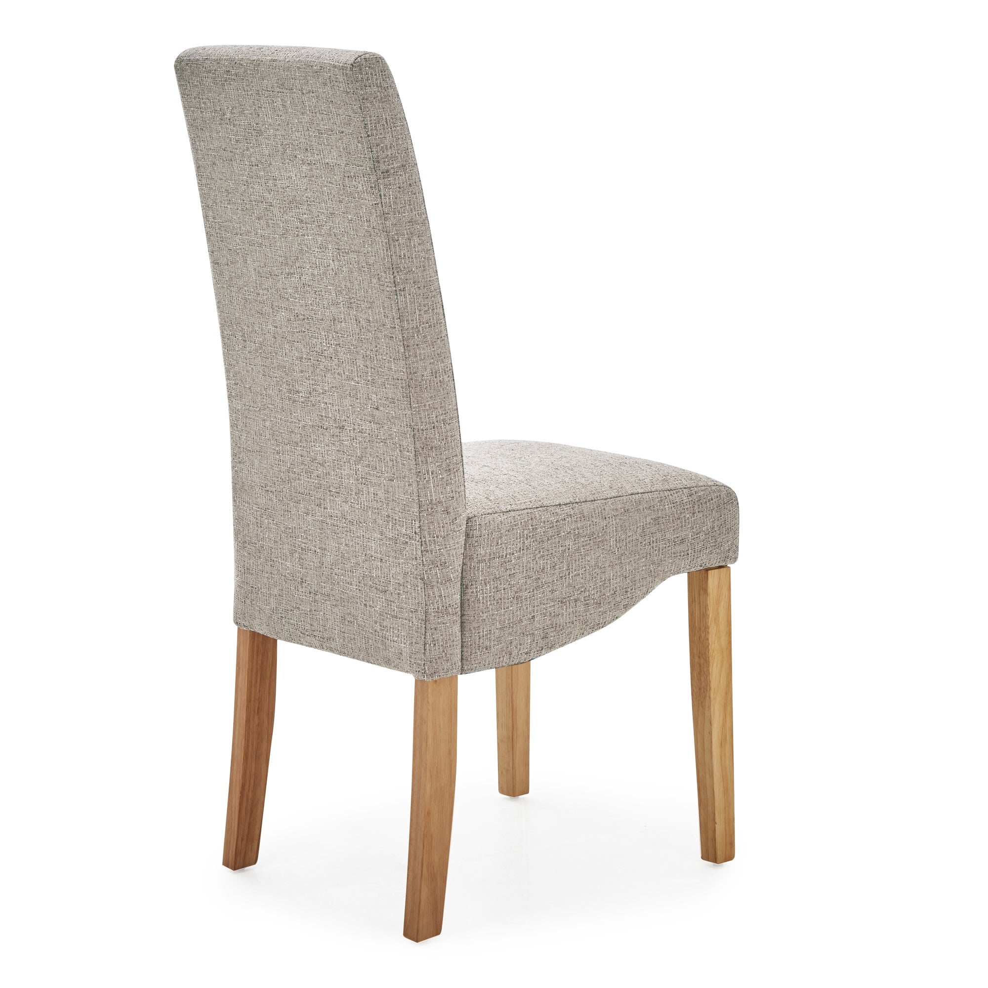 Ethan Set of 2 Dining Chairs Grey Boucle | Dunelm