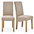Ethan Set of 2 Dining Chairs Natural Boucle