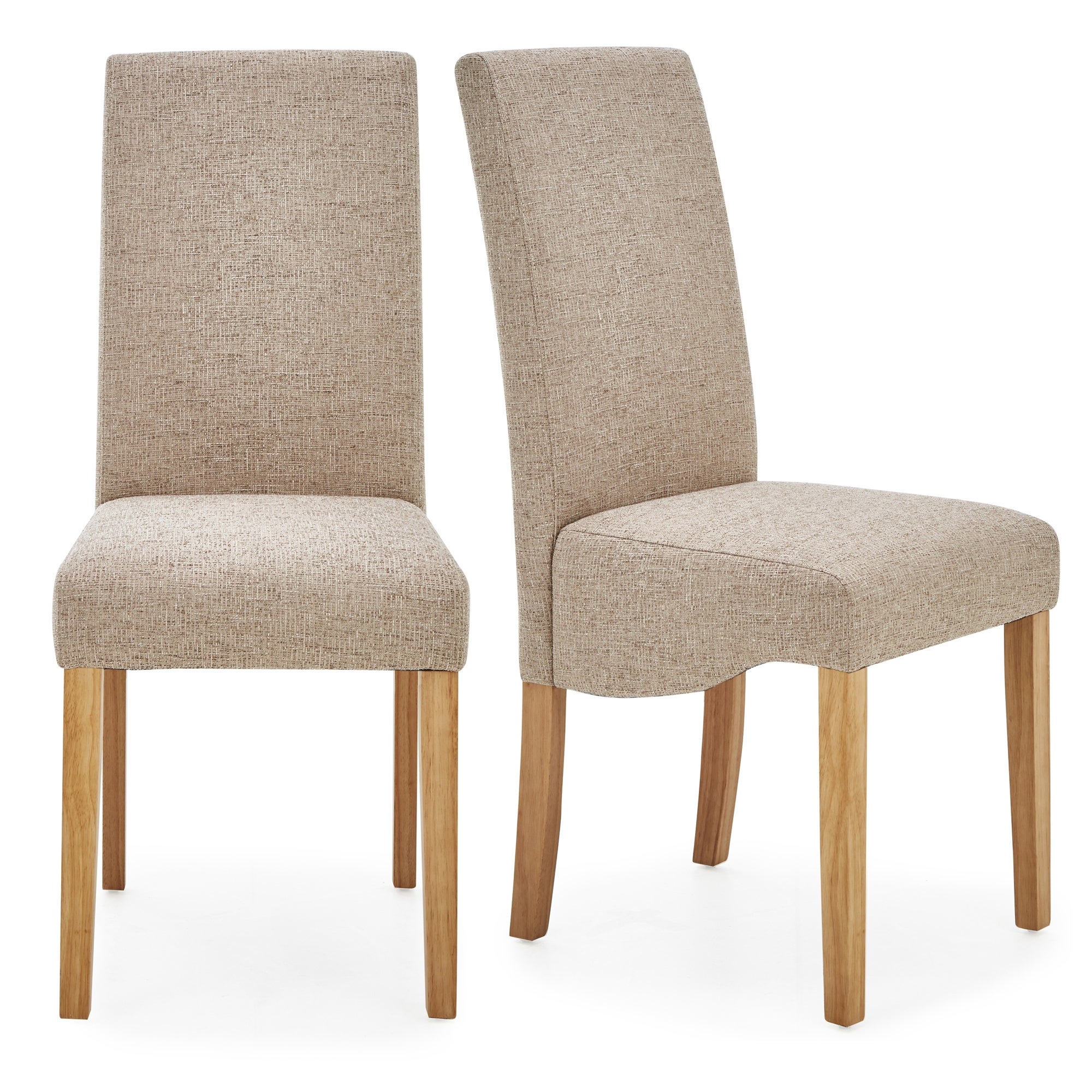 Ethan Set of 2 Dining Chairs, Boucle | Dunelm