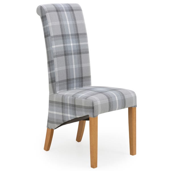 Chester Set Of 2 Dining Chairs Grey, Tartan Dining Chairs Next