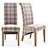 Chester Set of 2 Dining Chairs Natural Woven Check
