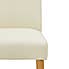 Hugo Set of 2 Faux Leather Cream Dining Chairs