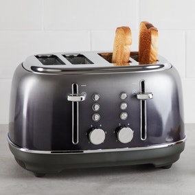 Ombre Effect 4 Slice Pewter Toaster