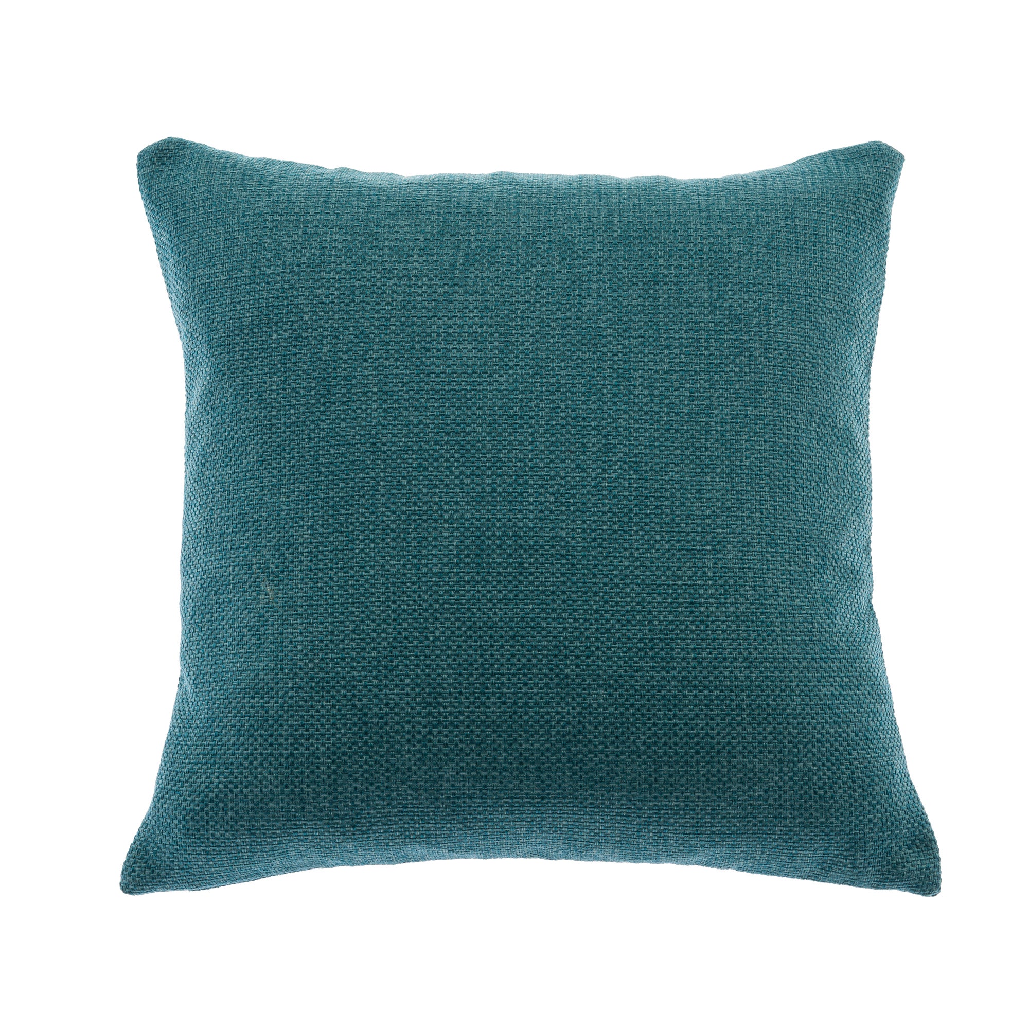 Barkweave Square Cushion Blue