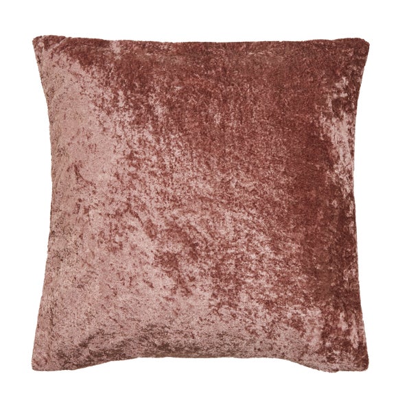 pink crushed velvet cushions