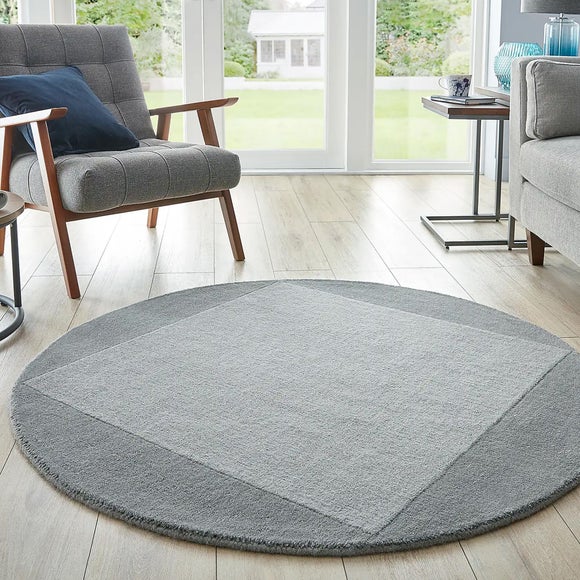 Dunelm round online rugs