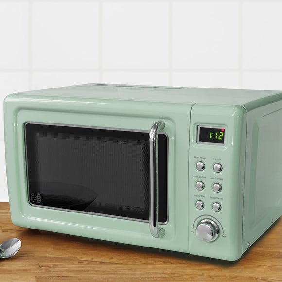 Retro 20L 800W Microwave Seafoam v3 Dunelm