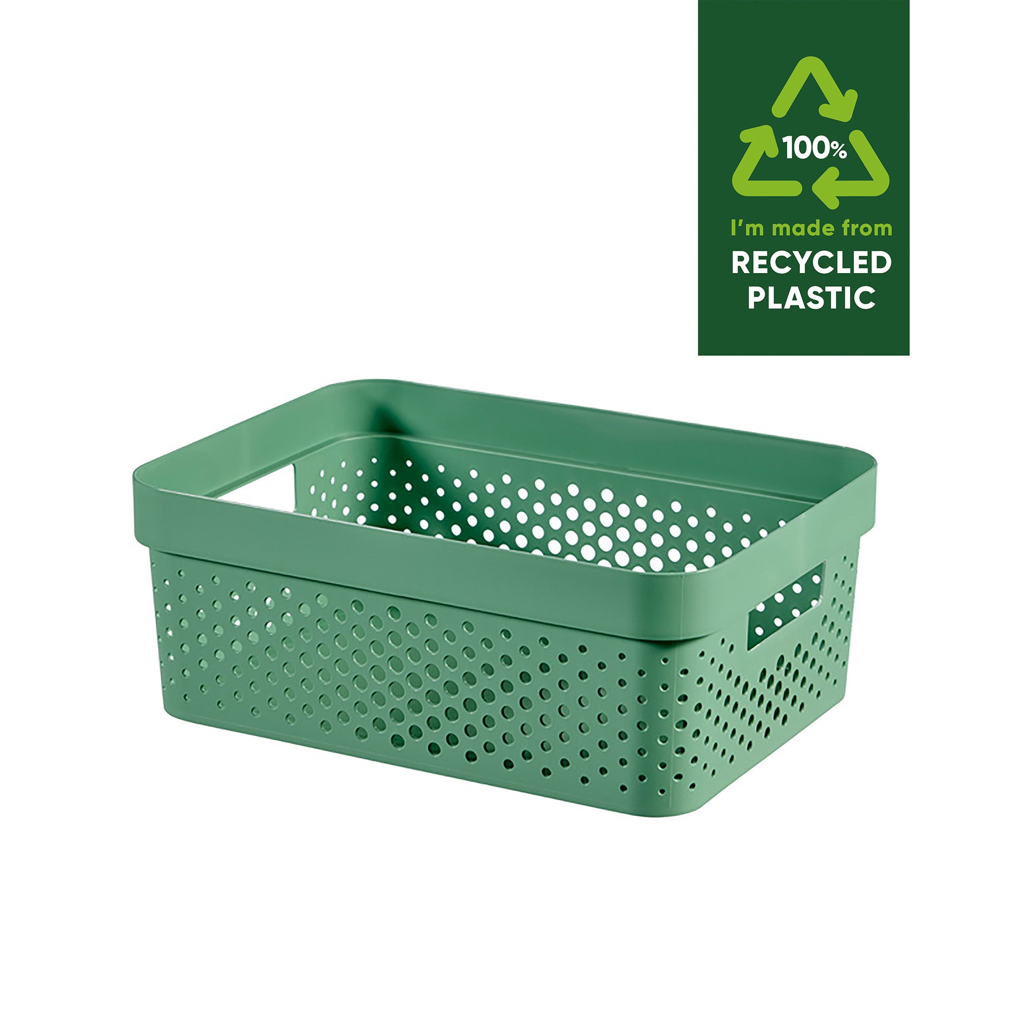 Medaille achter ironie Curver Infinity Recycled Plastic 11L Storage Basket | Dunelm