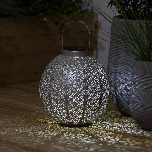 dunelm silver lantern