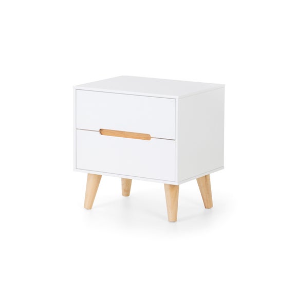 Dunelm white 2024 bedside table