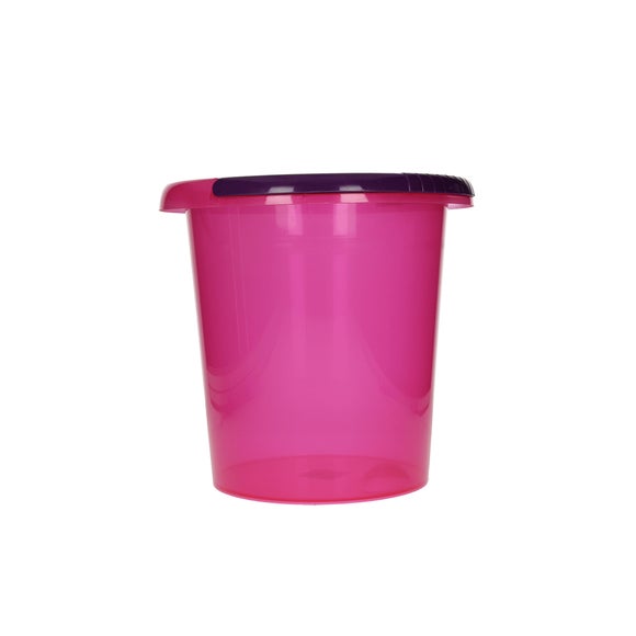 pink plastic pails