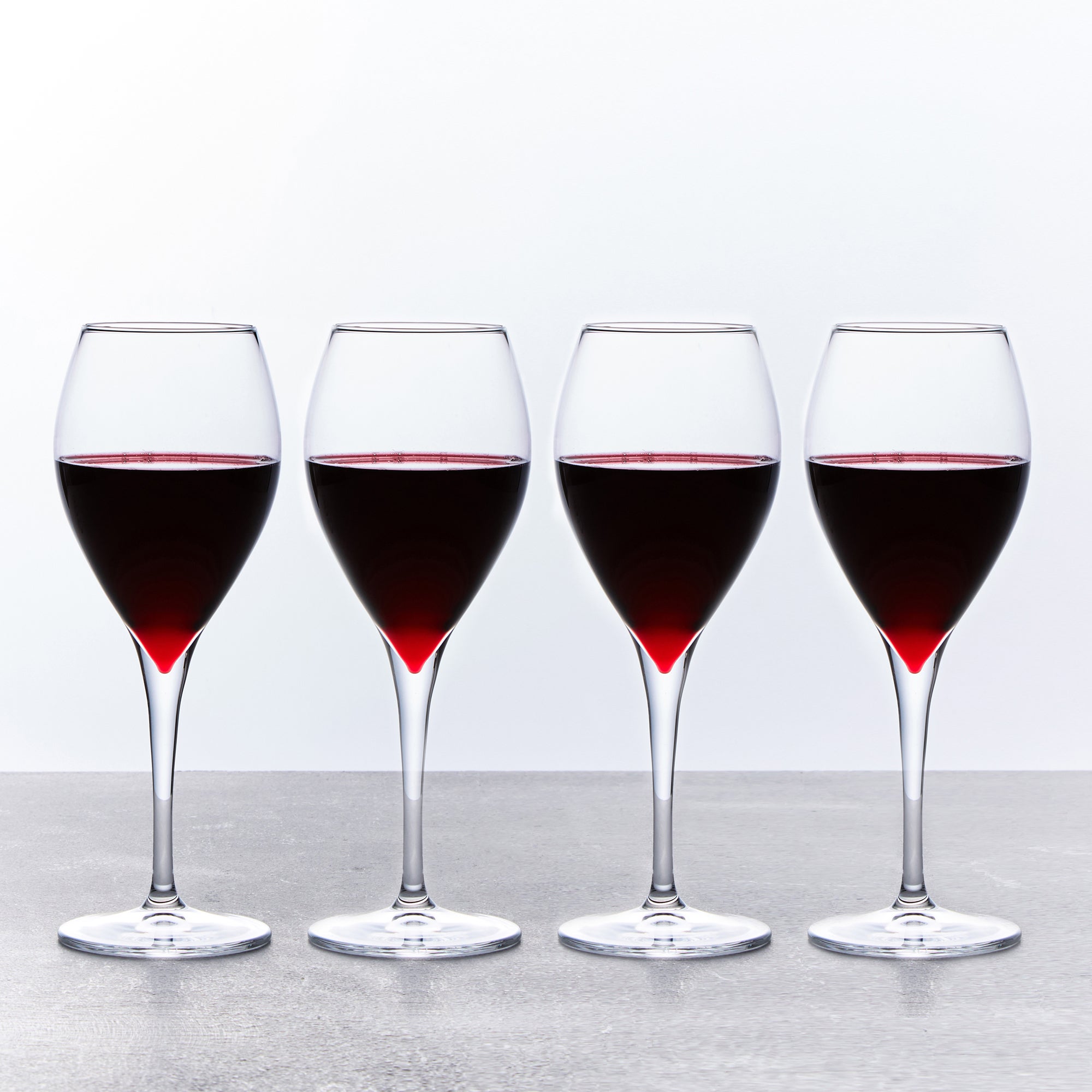 Set of 4 Red Wine Glasses