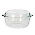 Dunelm 3L Casserole Dish with Lid Clear