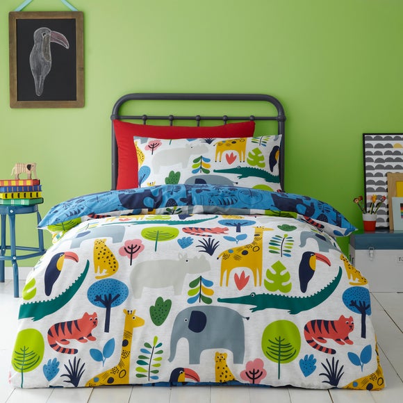 Jungle cot bed duvet cover hotsell