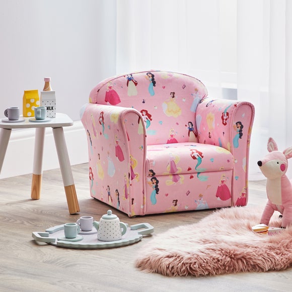 Kids Pink Disney Princess Armchair Dunelm