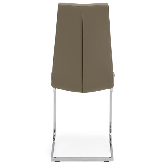 Jamison Set of 2 Dining Chairs, Faux Leather Dunelm