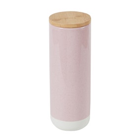 Blush Pink Tall Kitchen Canister