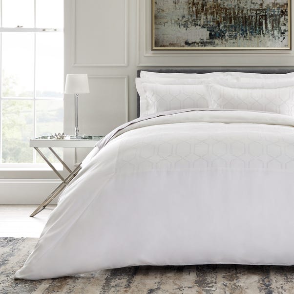 Dorma Alscott 100 Cotton Reversible Duvet Cover Dunelm