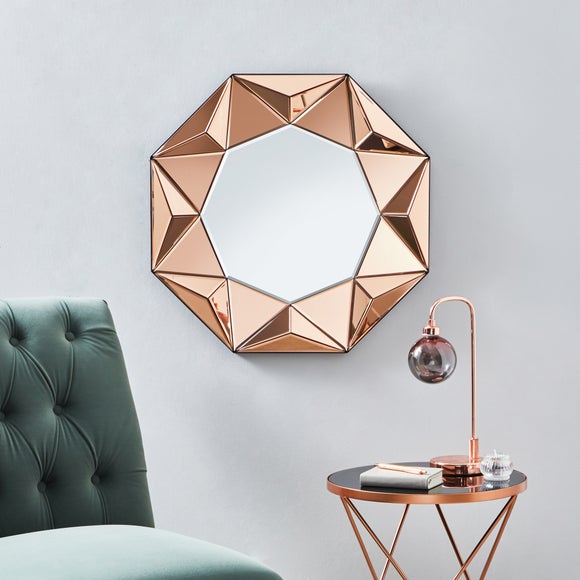 dunelm rose gold light