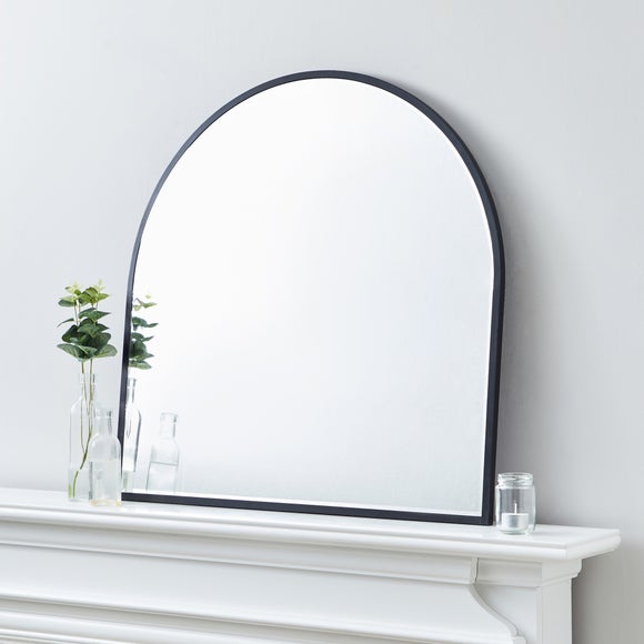 tall black arch mirror