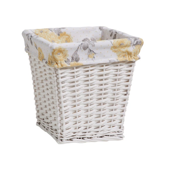 wicker basket bin