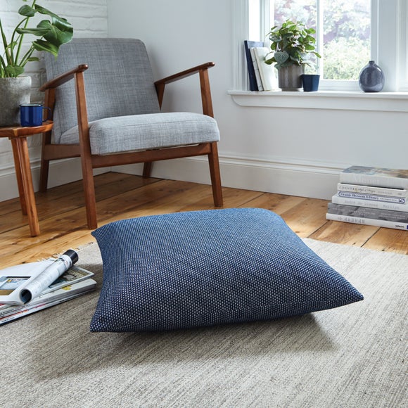 navy floor cushion