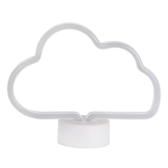 Cloud deals shaped lamp