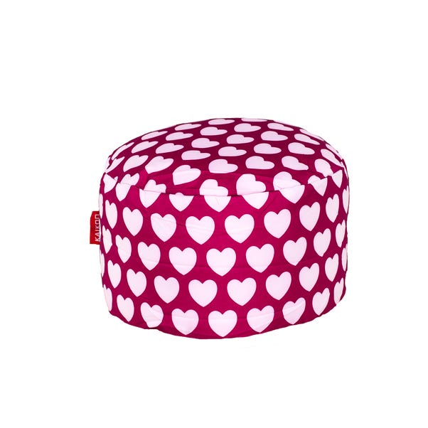 Pink Hearts Footstool image 1 of 2