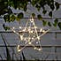Outdoor Light-Up Metal Star Decoration Silver