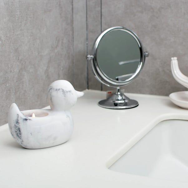 Marble Duck Tealight Holder image 1 of 2