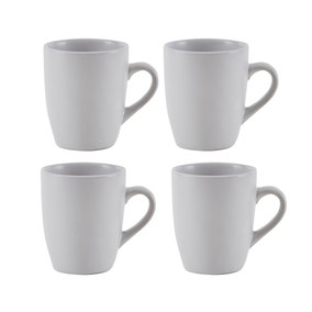 Stoneware Pack of 4 Natural Mugs