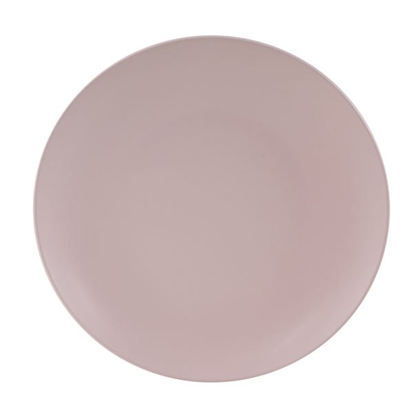 Stoneware Pink Dinner Plate Pink