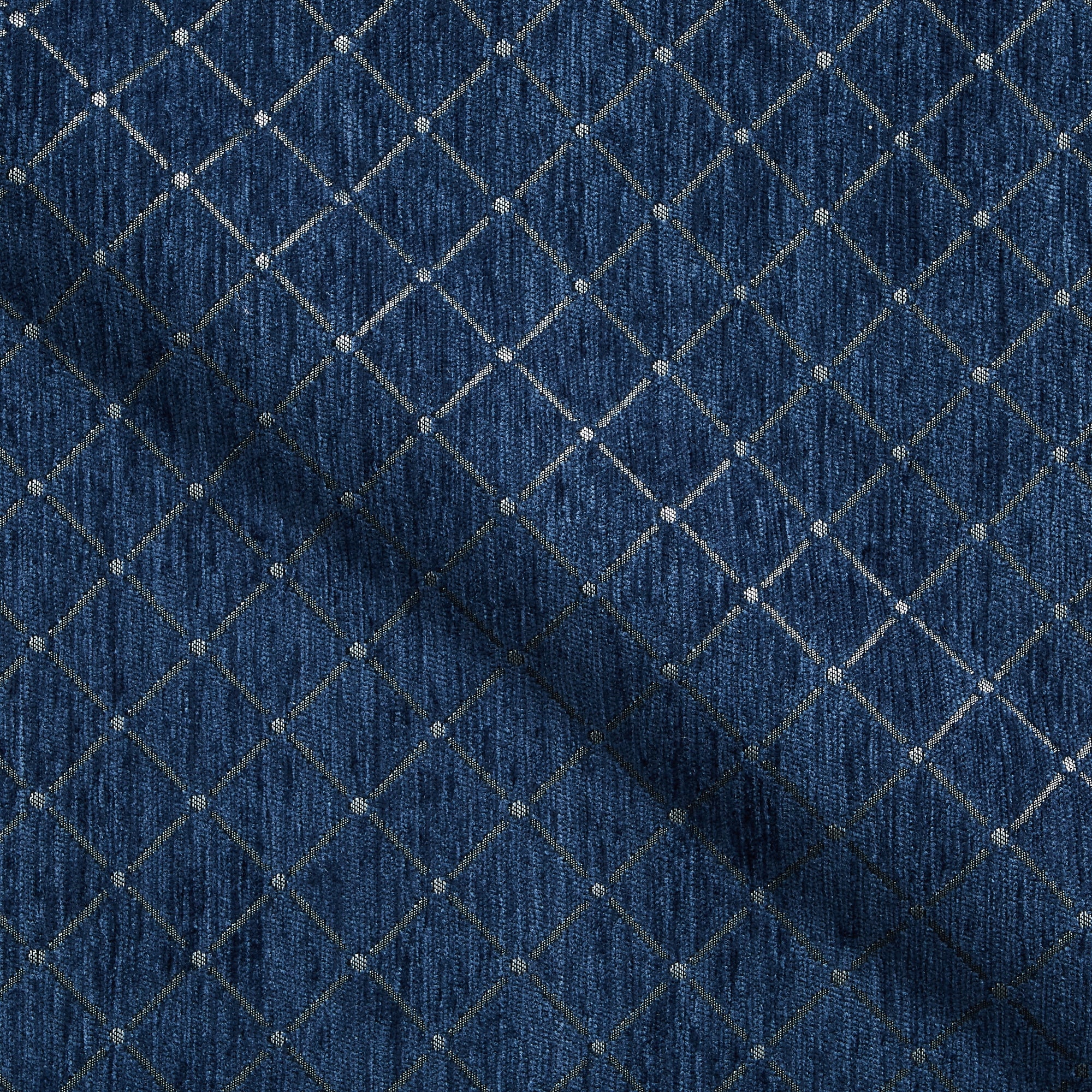 Solitaire Made to Measure Fabric By the Metre Solitaire Navy