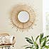 Rattan Wall Mirror 81cm Natural Natural undefined