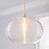 Sabrina Glass Easy Fit Pendant Clear