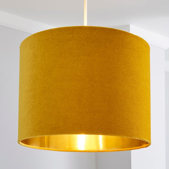 dunelm yellow lamp shades