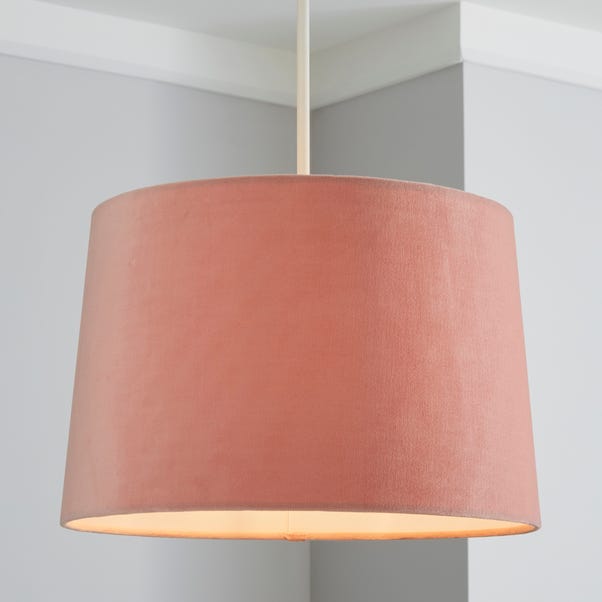 Isla 30cm Tapered Pink Shade Dunelm, Pink Table Lampshades