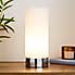 Colton USB Port Frosted Glass Table Lamp White