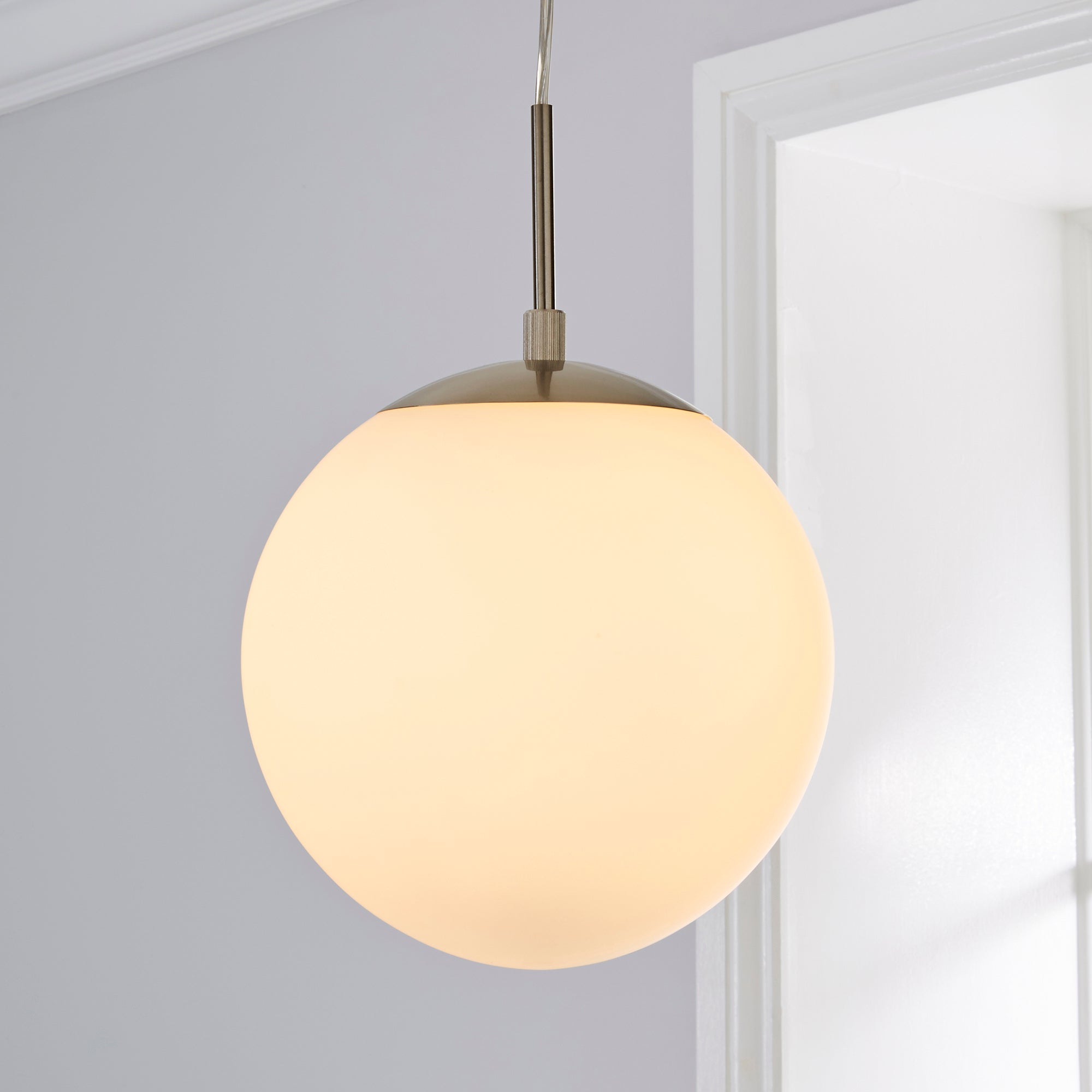 Hamptworth Dome Frosted Glass Pendant Light