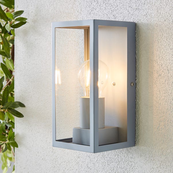 London Grey Industrial Outdoor Wall Light image 1 of 6
