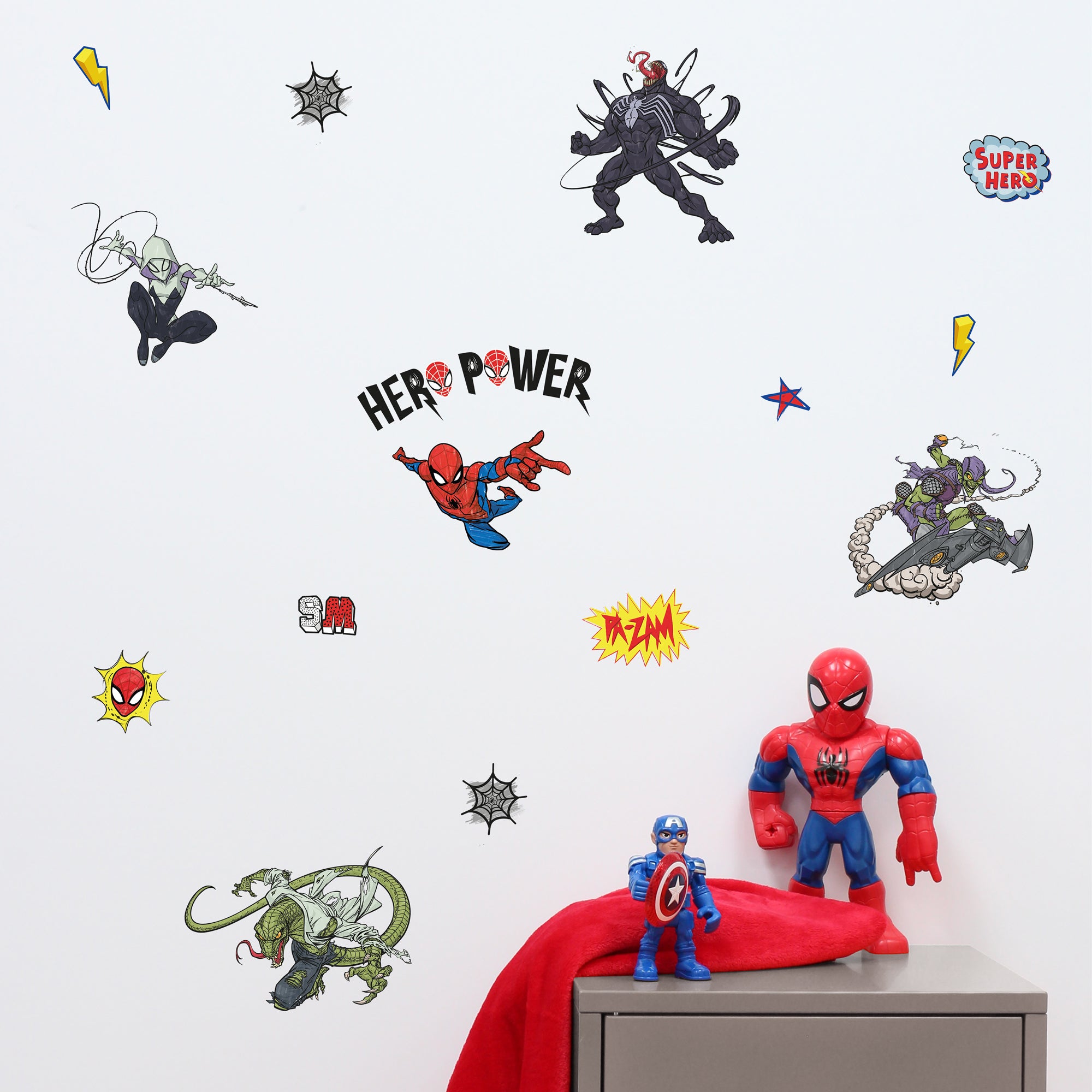 Marvel Spider-Man Wall Stickers | Dunelm