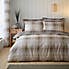 Albie Natural Reversible Check Duvet Cover and Pillowcase Set  undefined