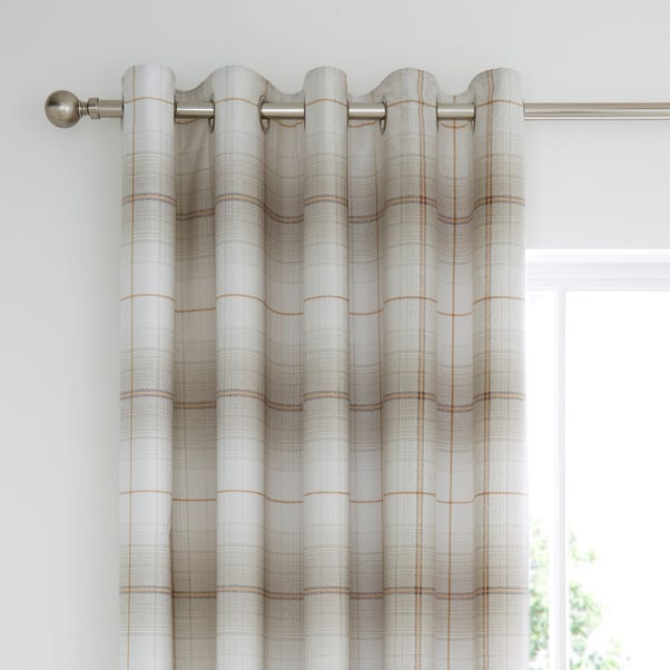 Albie Natural Blackout Eyelet Curtains  undefined