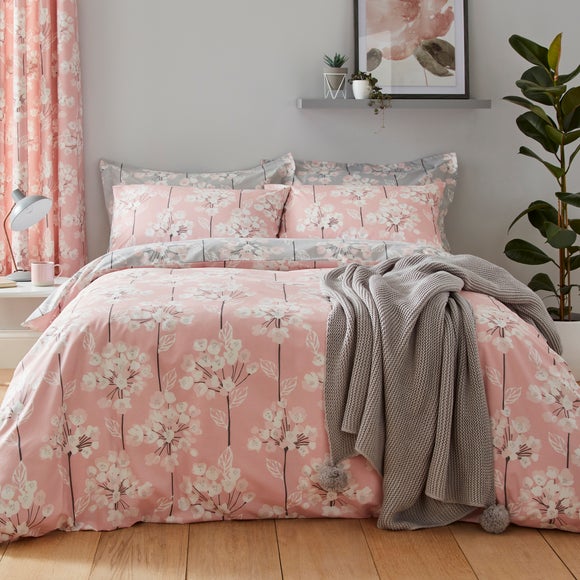 blush pink duvet cover