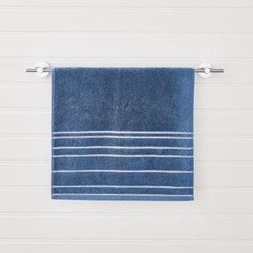 Nautical Stripe Blue Towel