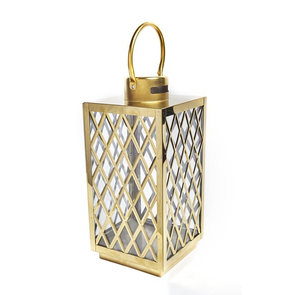 dunelm gold lantern