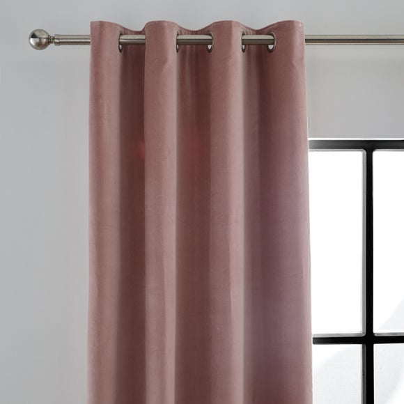 Dunelm pink curtains